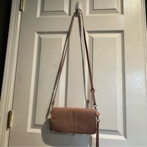 NWT Classic Convertible Crossbody Bag/Organizer in Dusty Rose